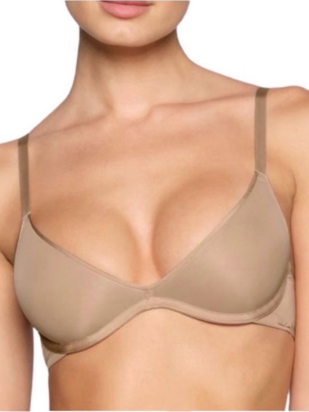 SKIMS Clay Weightless Scoop Bra